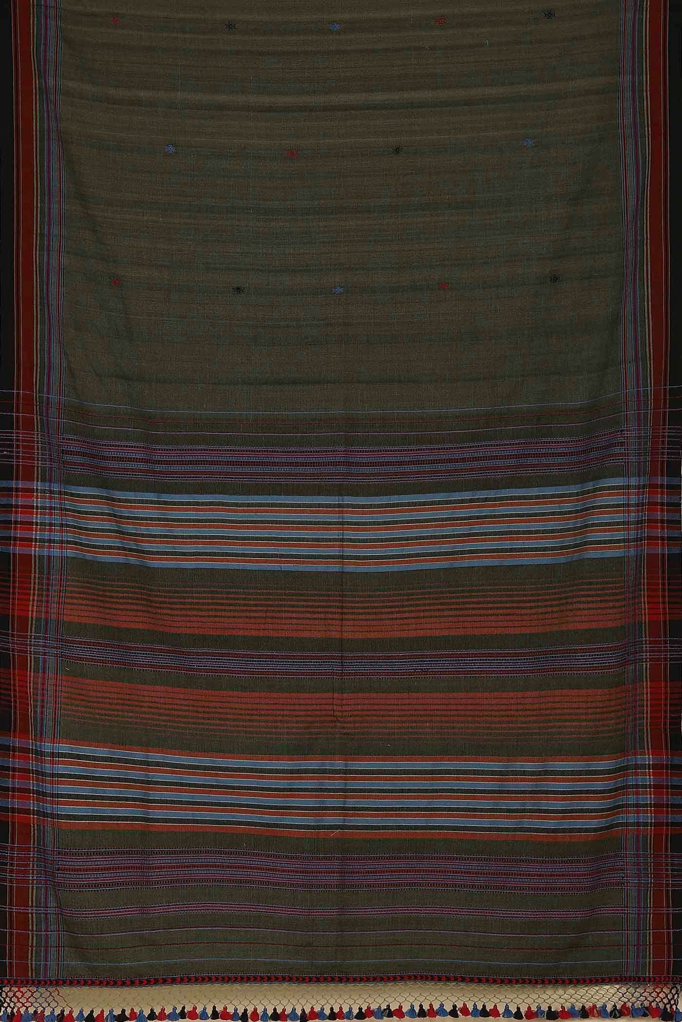 Green Handloom Cotton Saree