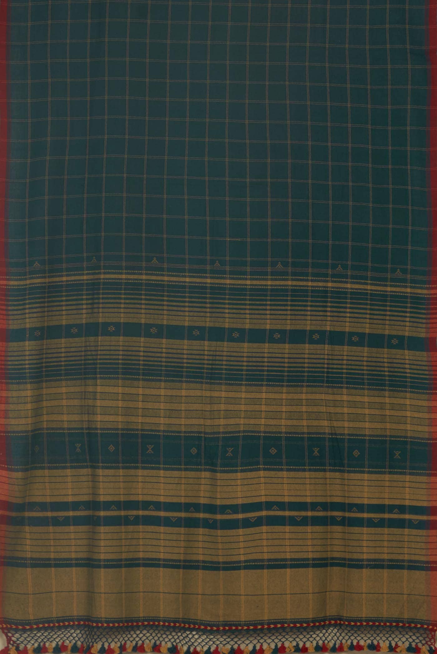 Blue Bengal Cotton Saree