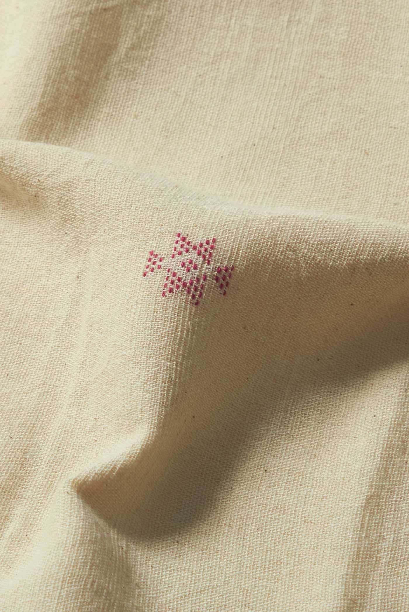 Cream Bengal Cotton Saree