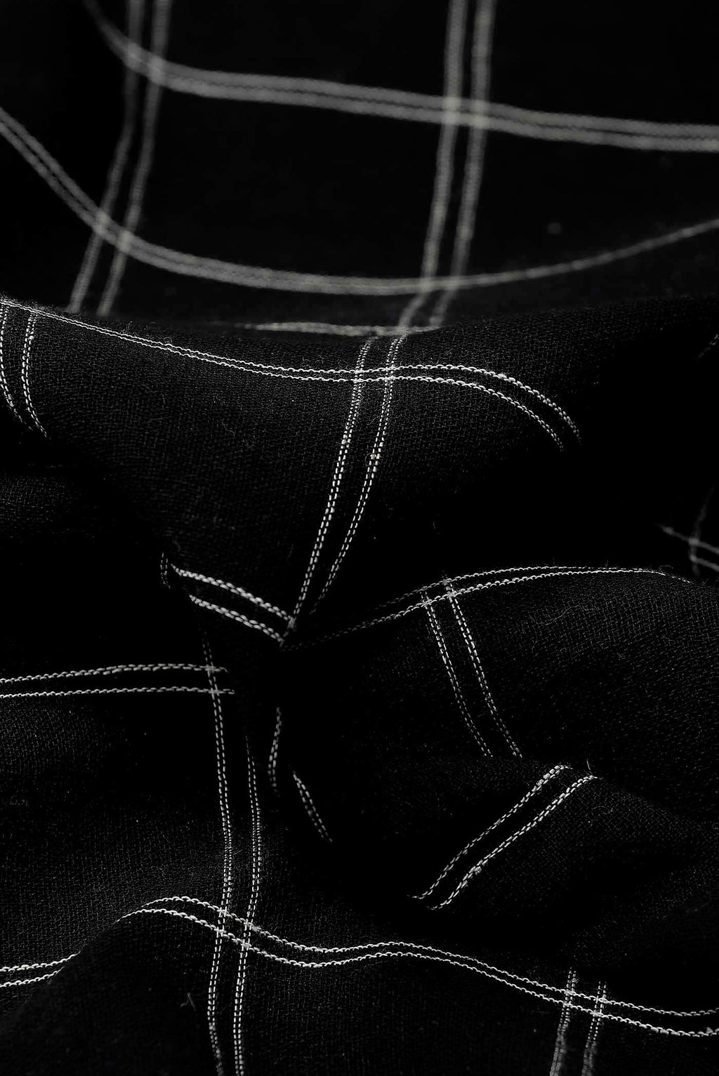 Black Handloom Cotton Saree