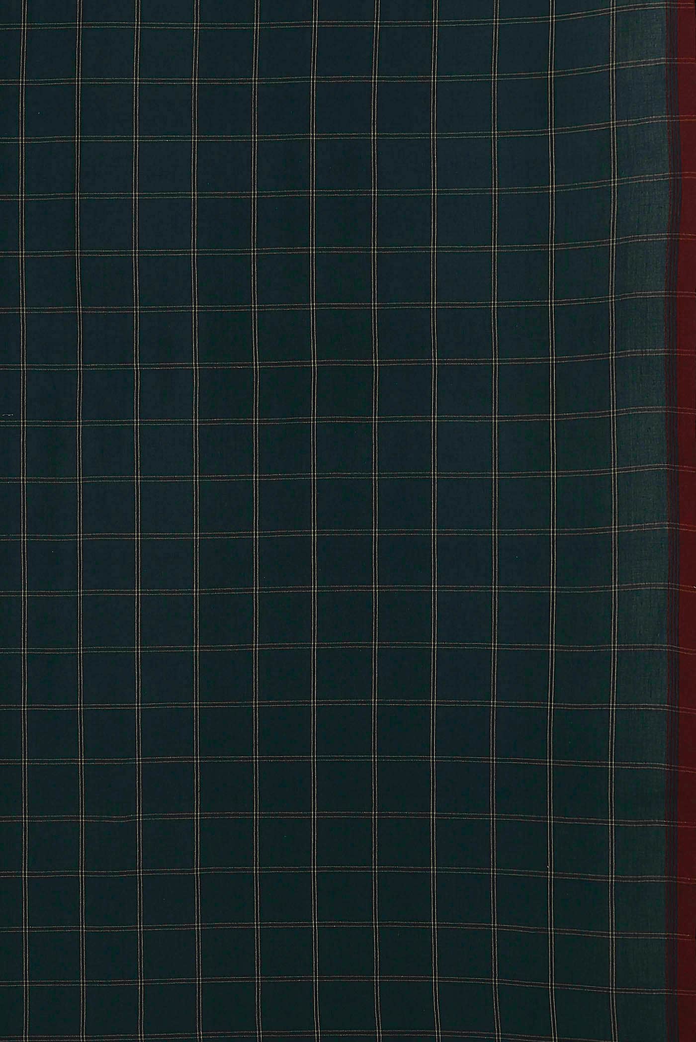 Blue Handloom Cotton Saree