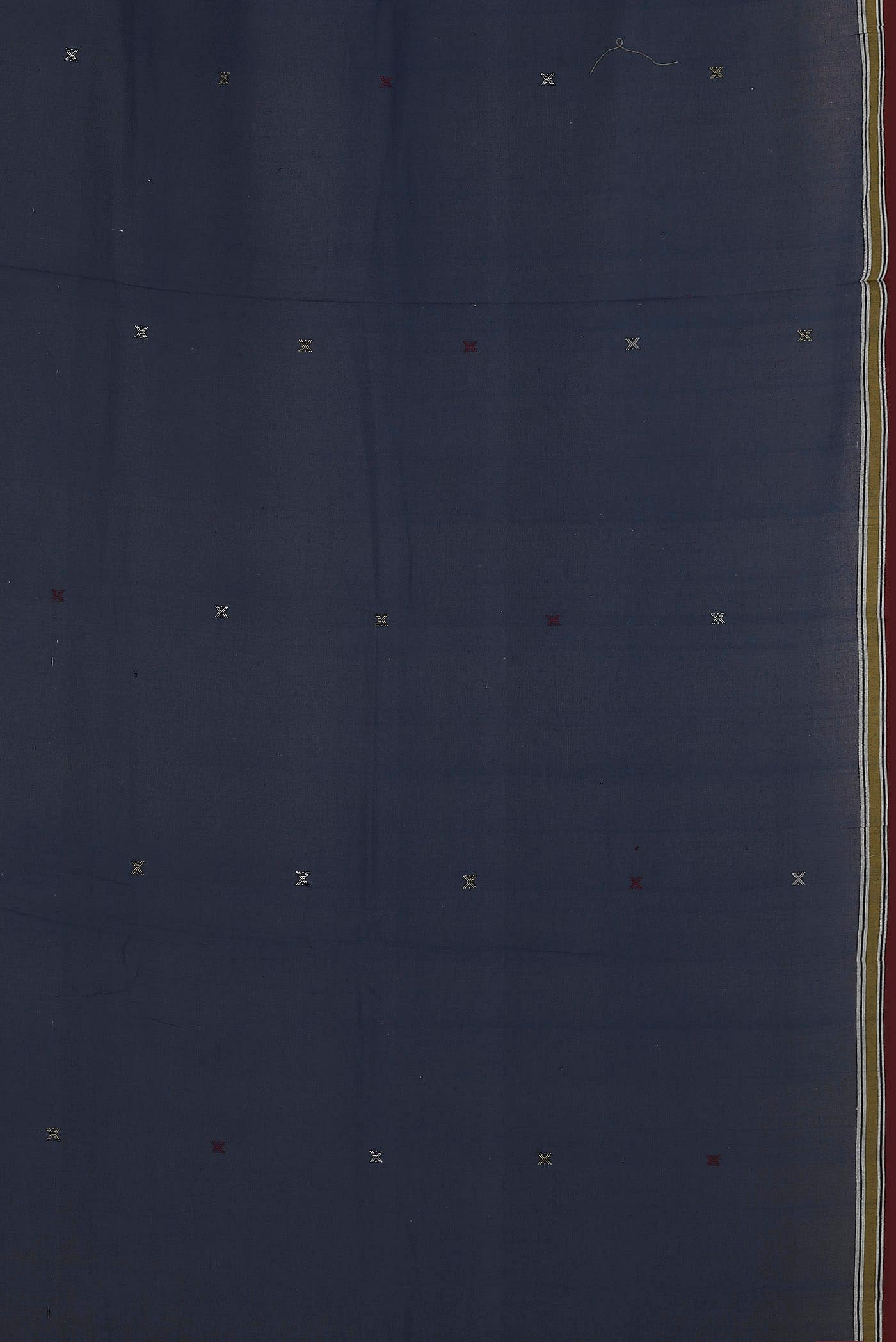 Blue Handloom Cotton Saree