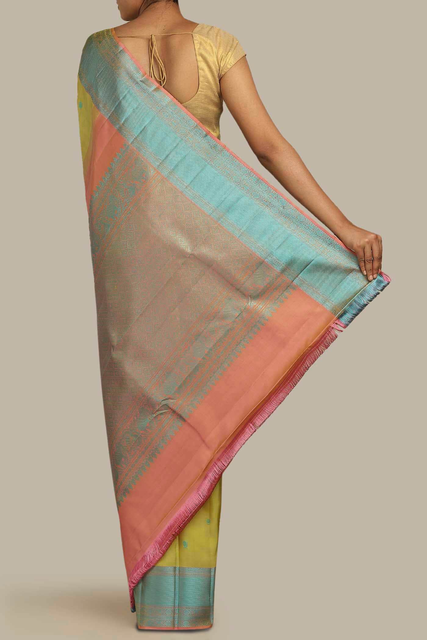 Green Kanchipuram Silk Saree