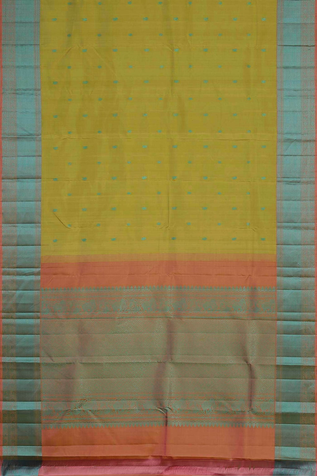 Green Kanchipuram Silk Saree