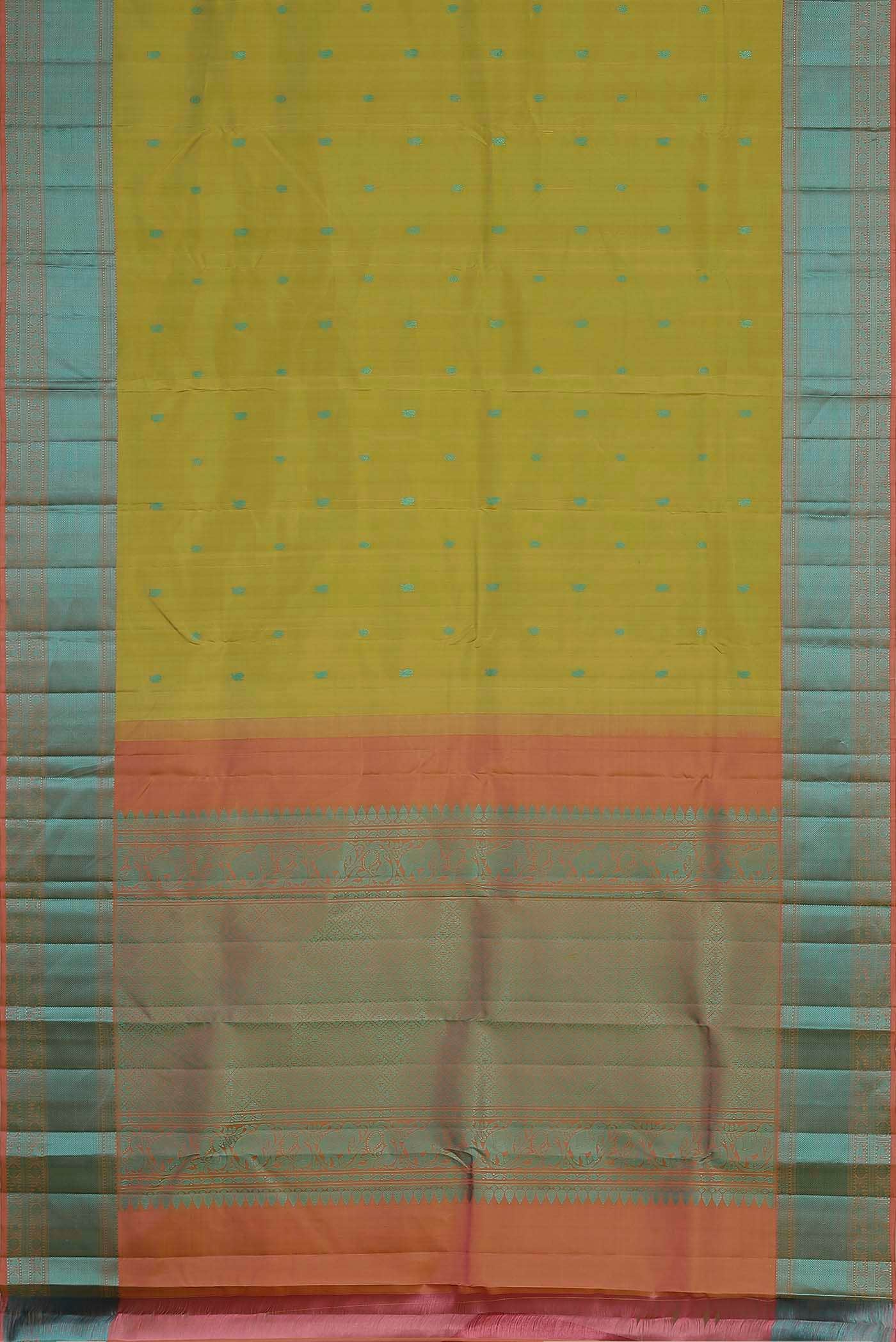 Green Kanchipuram Silk Saree