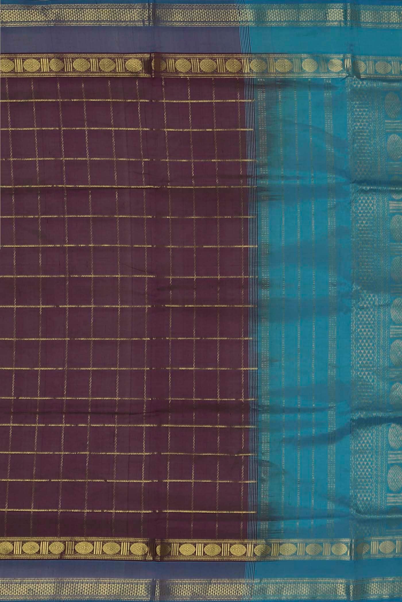 Violet Silk Cotton Saree