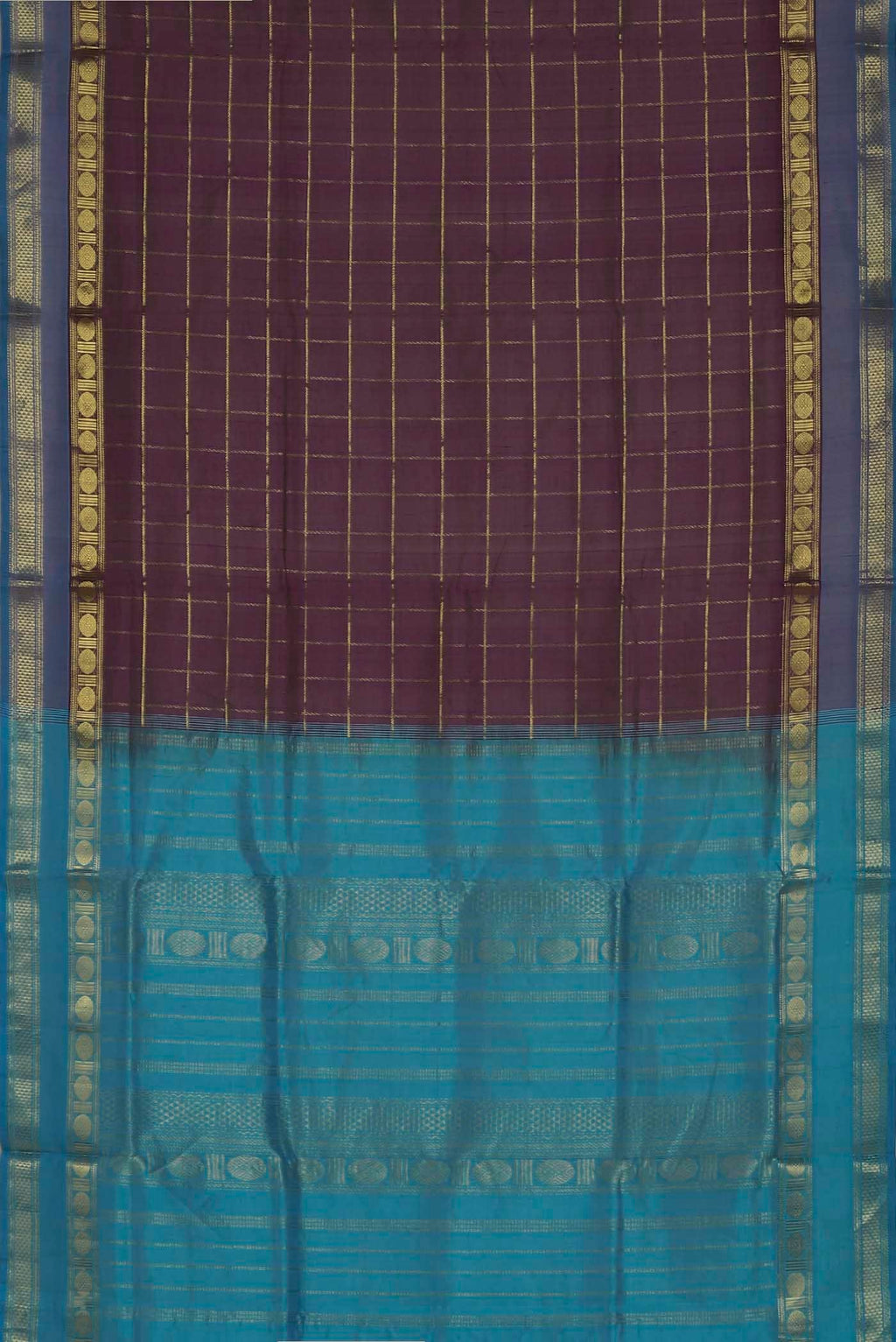 Violet Silk Cotton Saree
