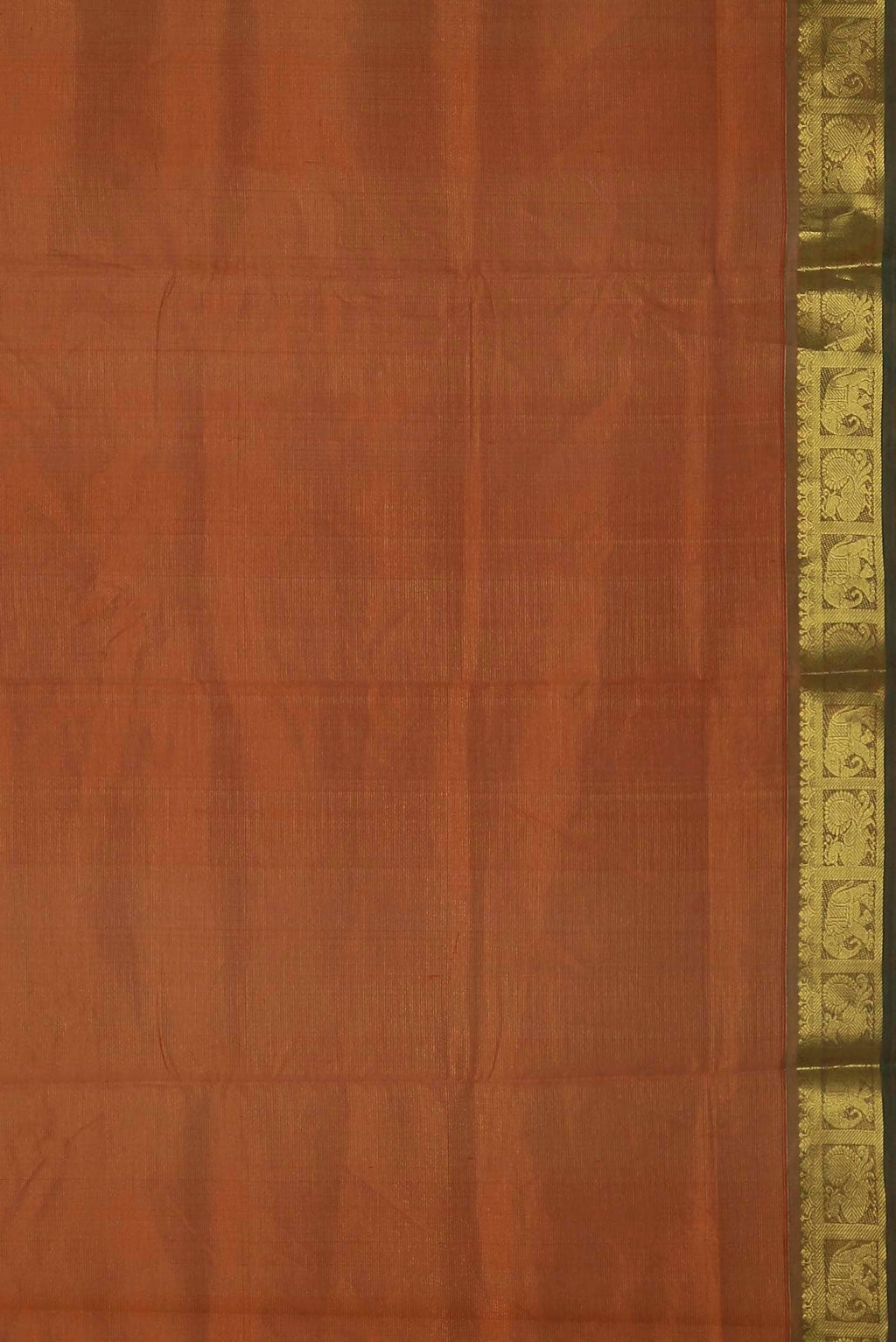 Orange Silk Cotton Saree