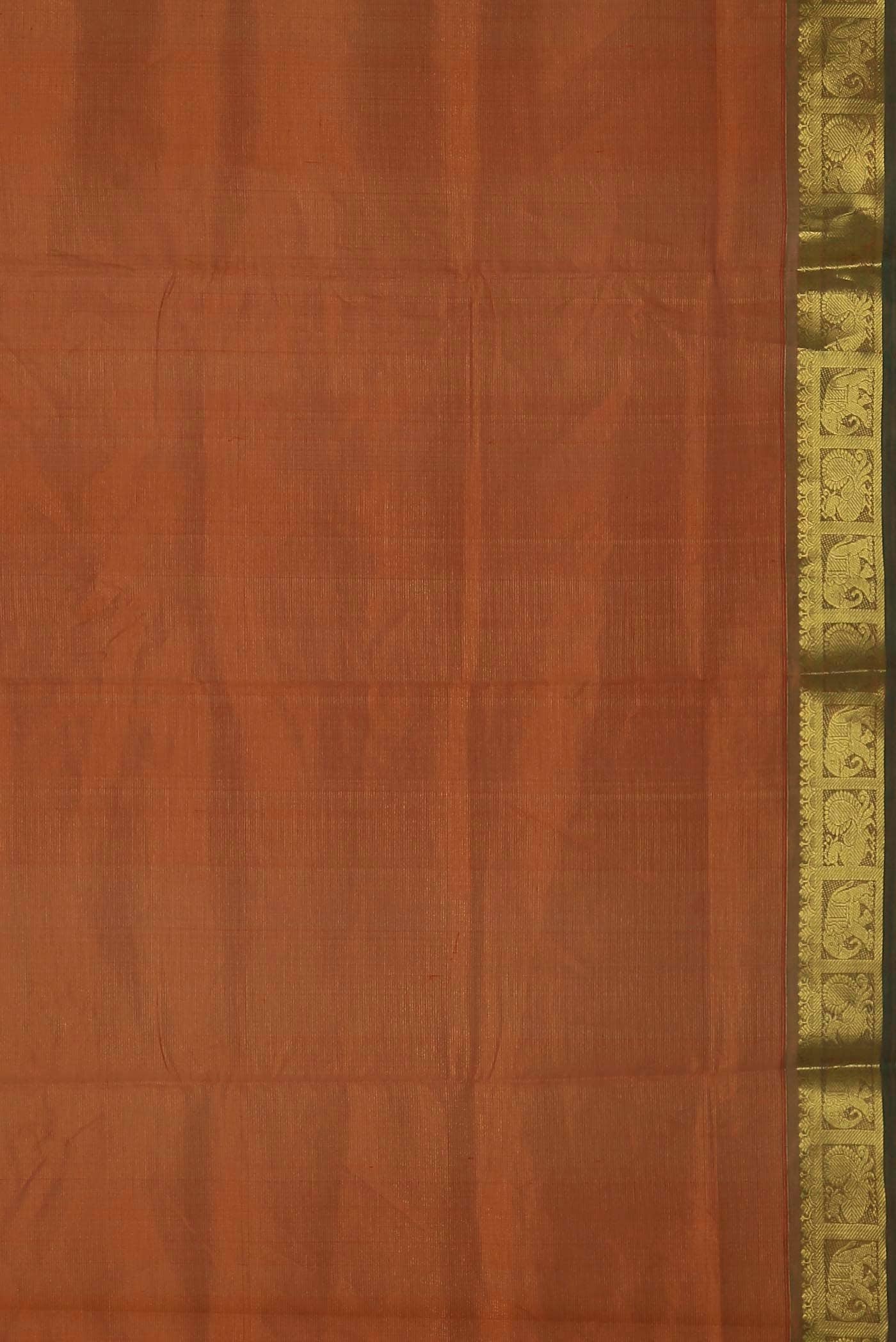 Orange Silk Cotton Saree