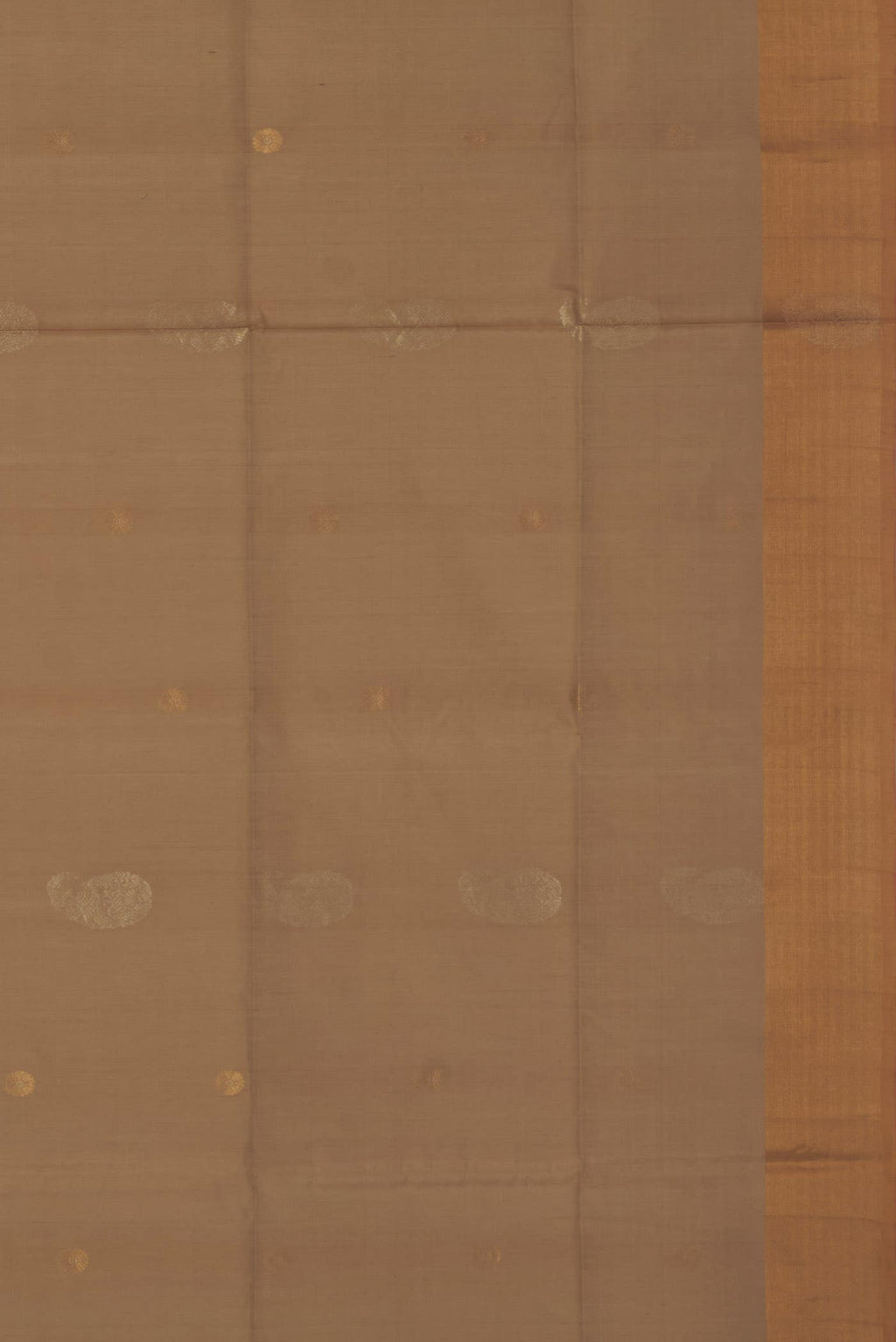 Beige Silk Cotton Saree
