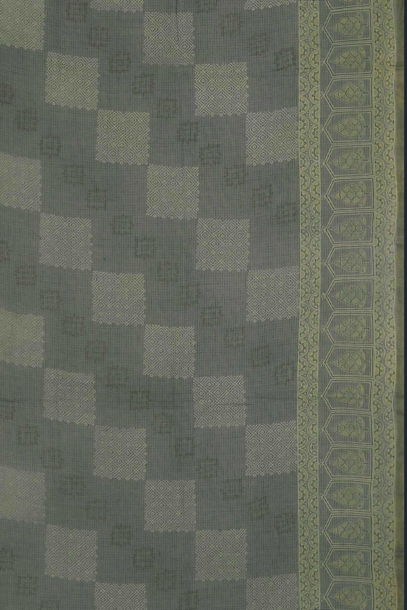 Blue Kota Cotton Saree