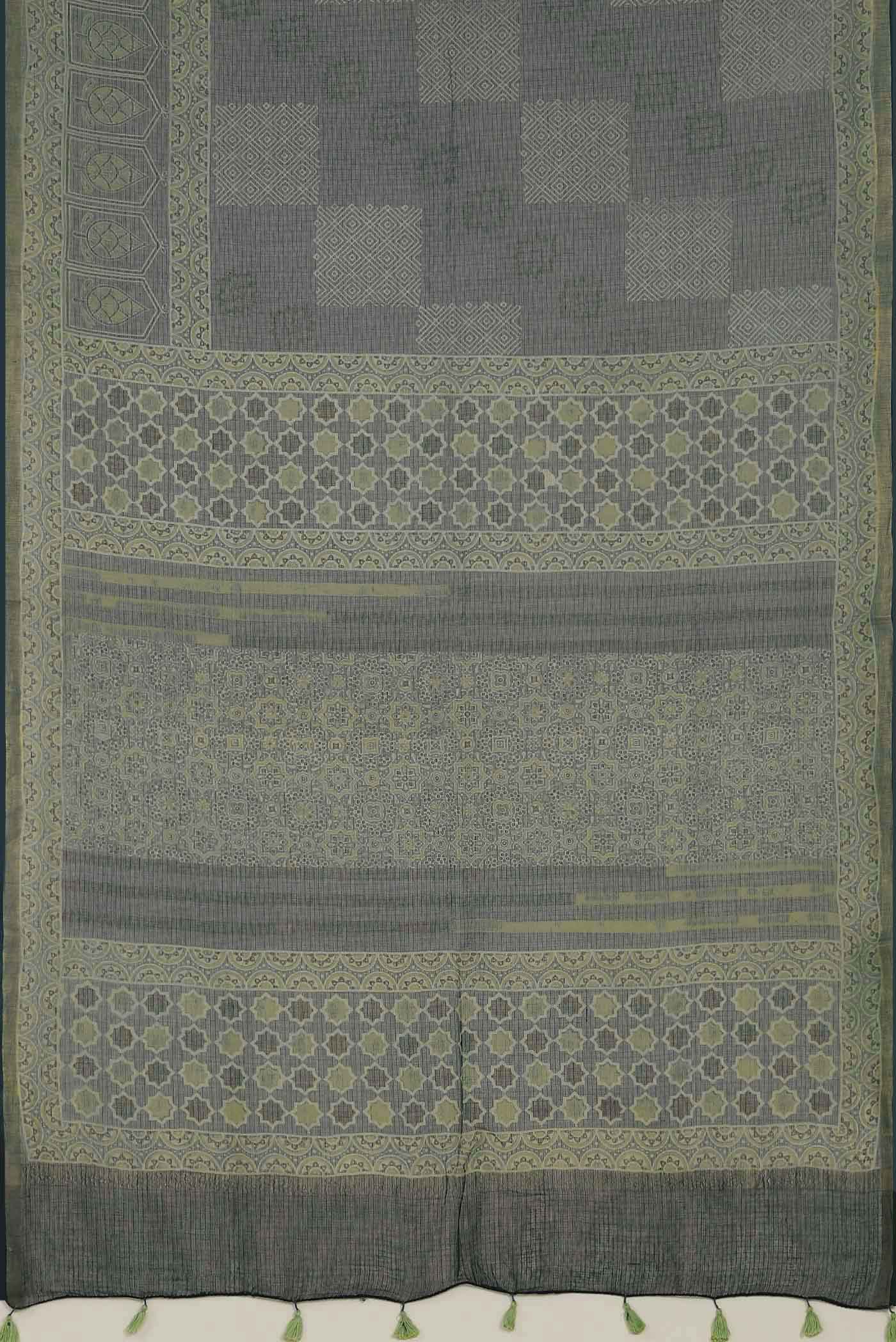Blue Kota Cotton Saree