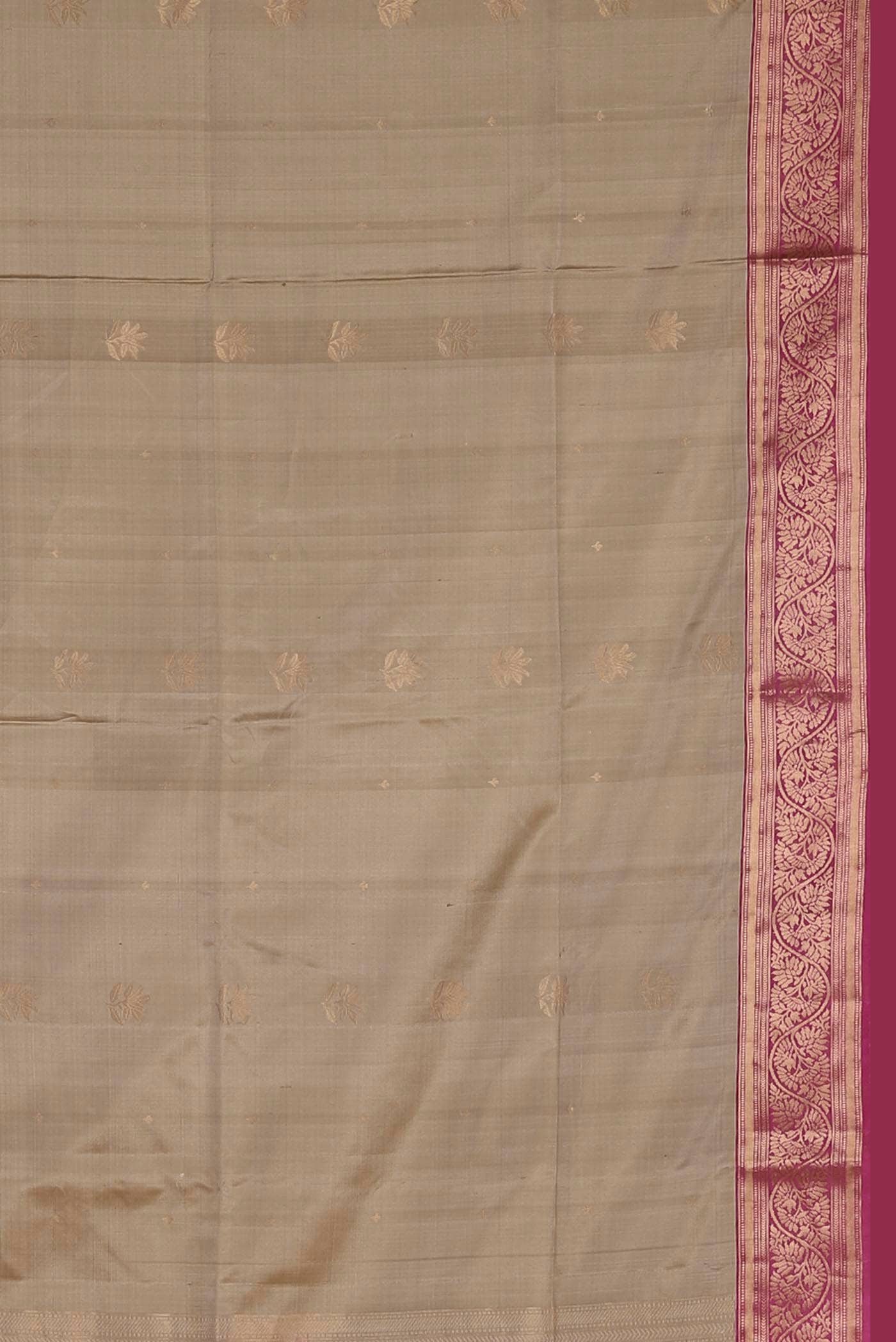 Beige Soft Silk Saree