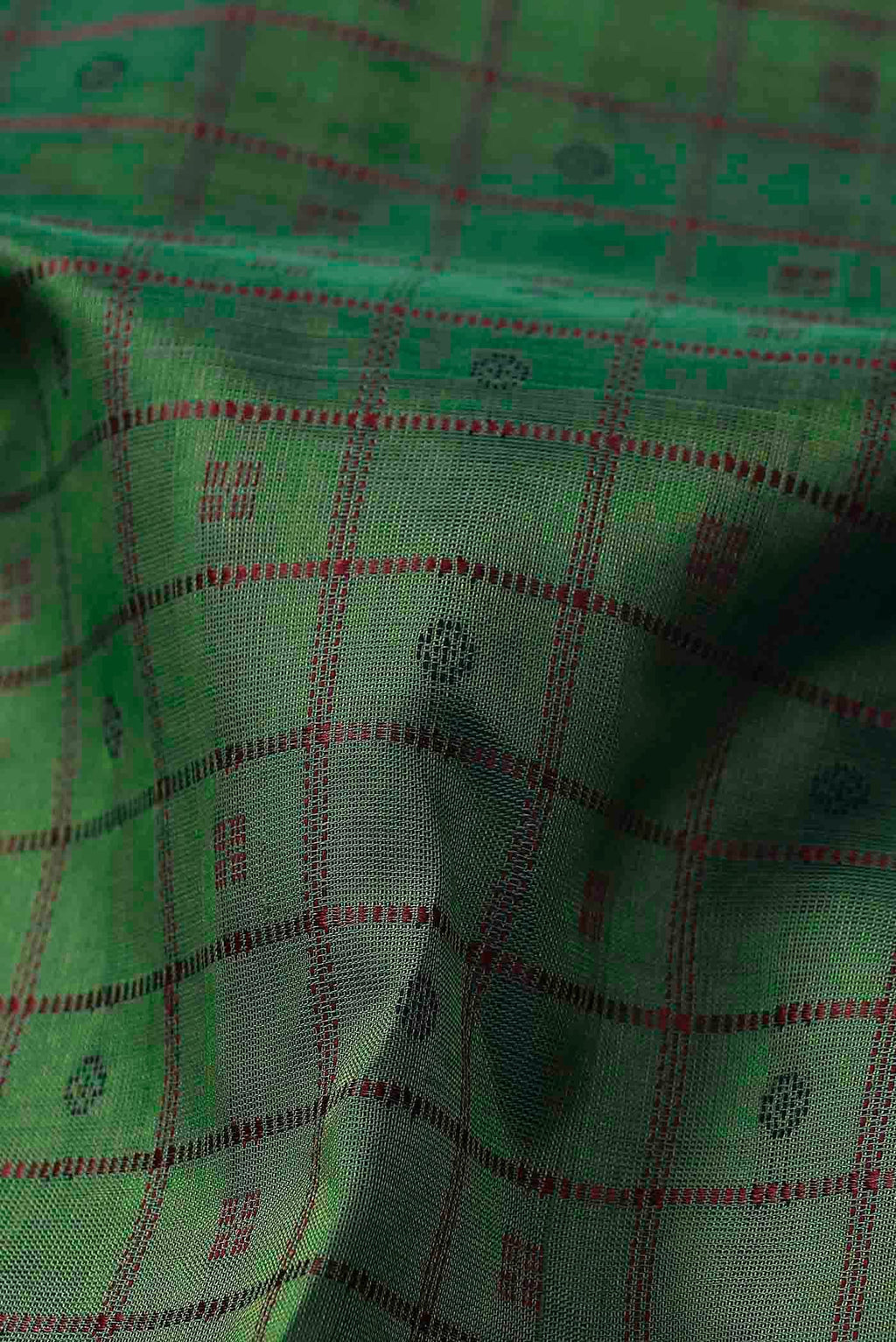 Green Silk Cotton Saree