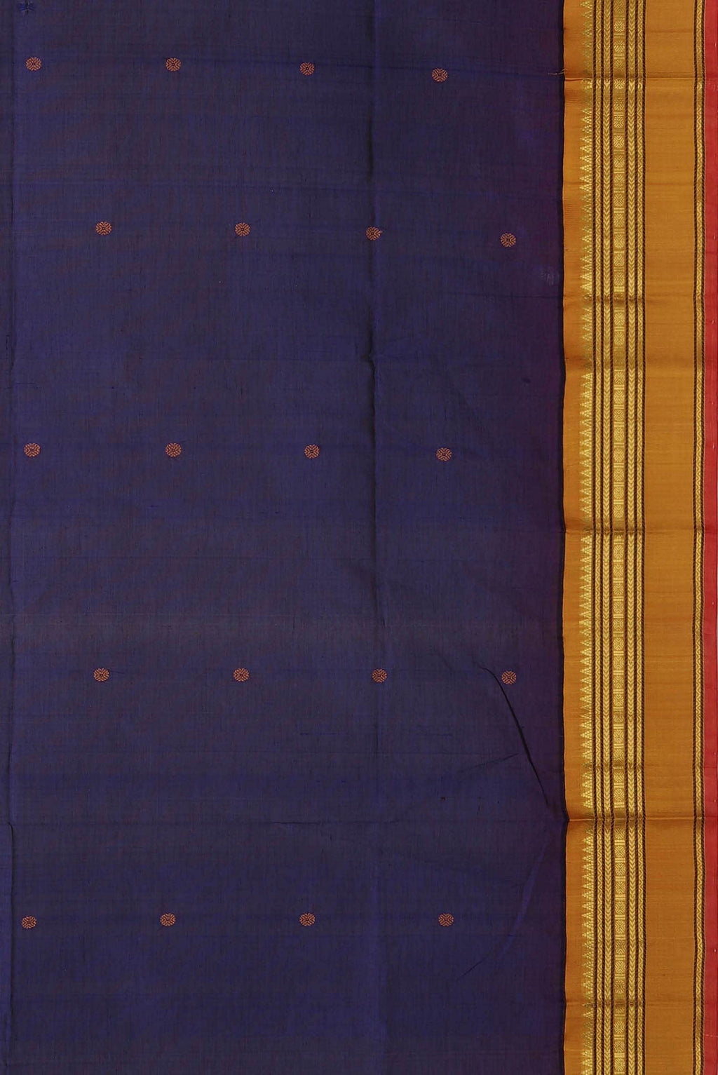 Blue Silk Cotton Saree