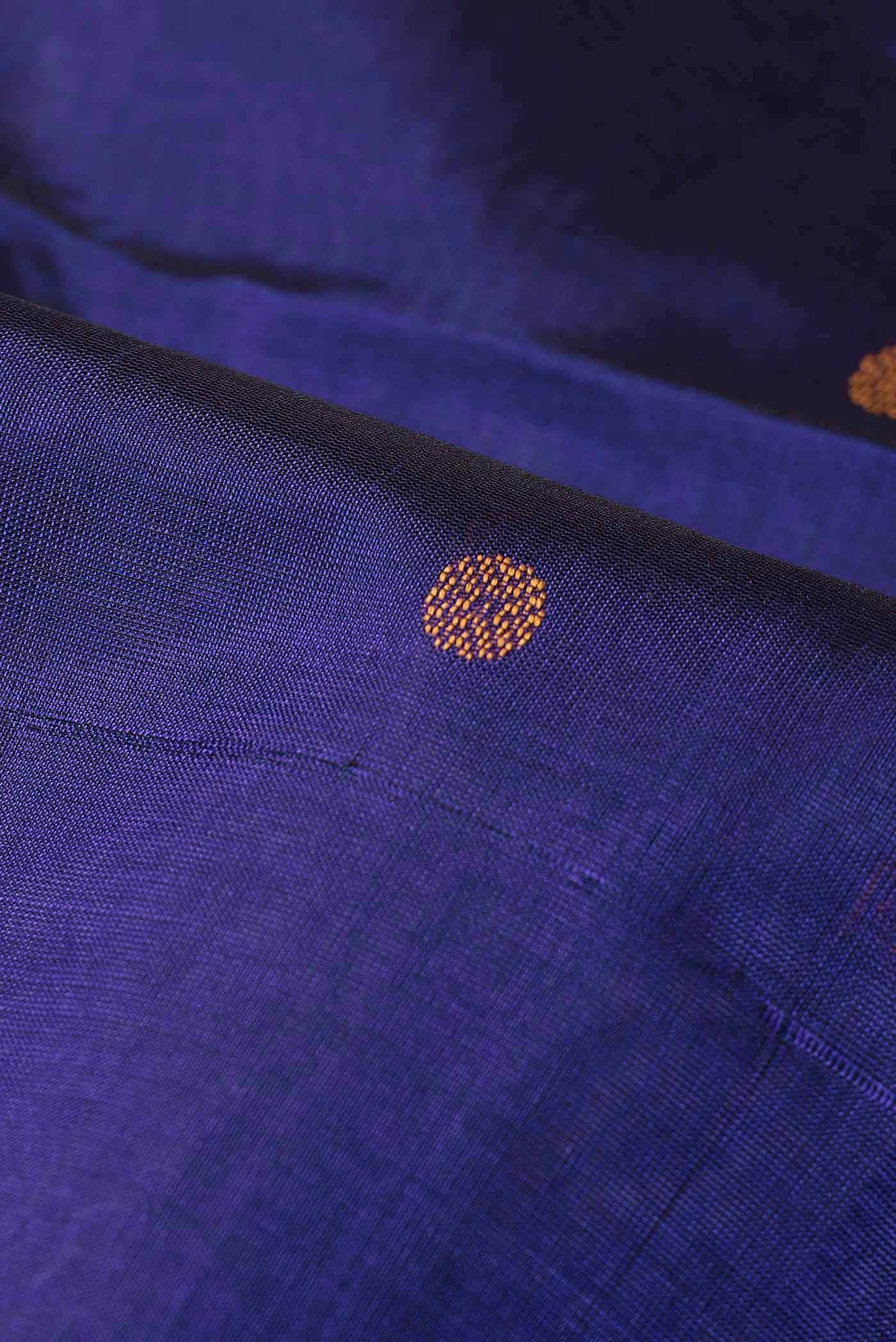 Blue Silk Cotton Saree