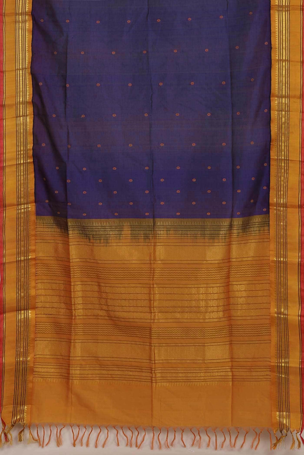 Blue Silk Cotton Saree