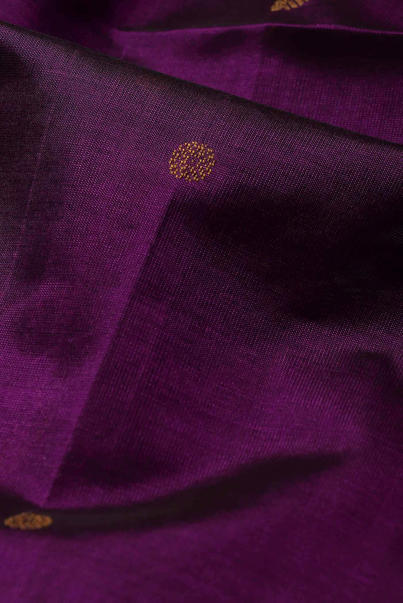 Purple Silk Cotton Saree