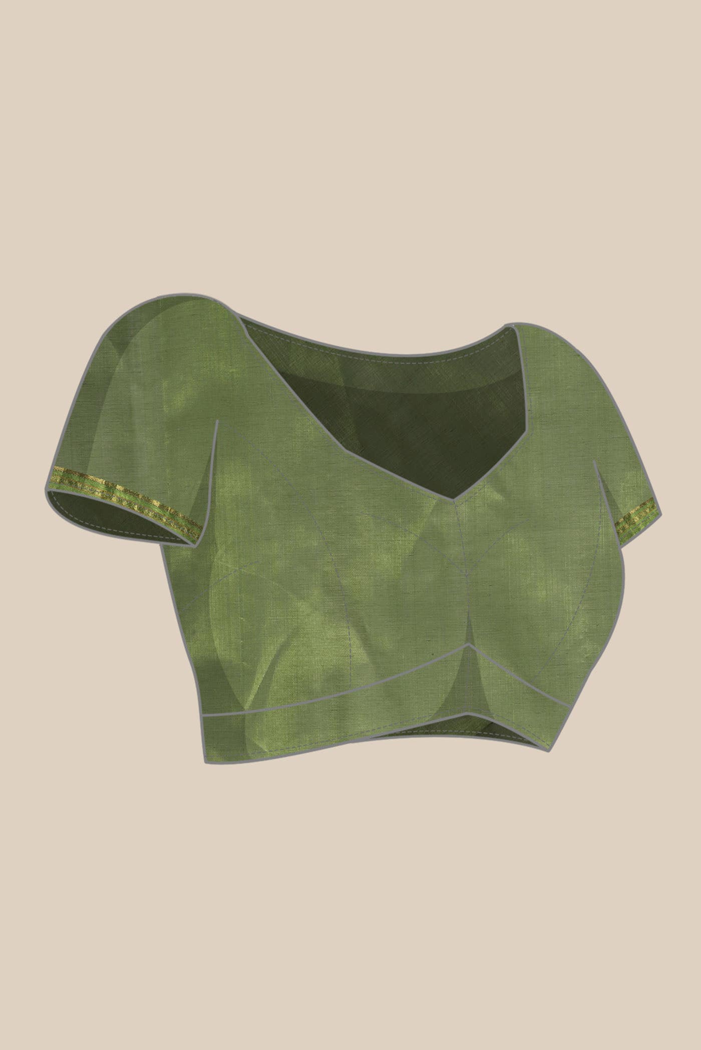 Green Silk Cotton Saree