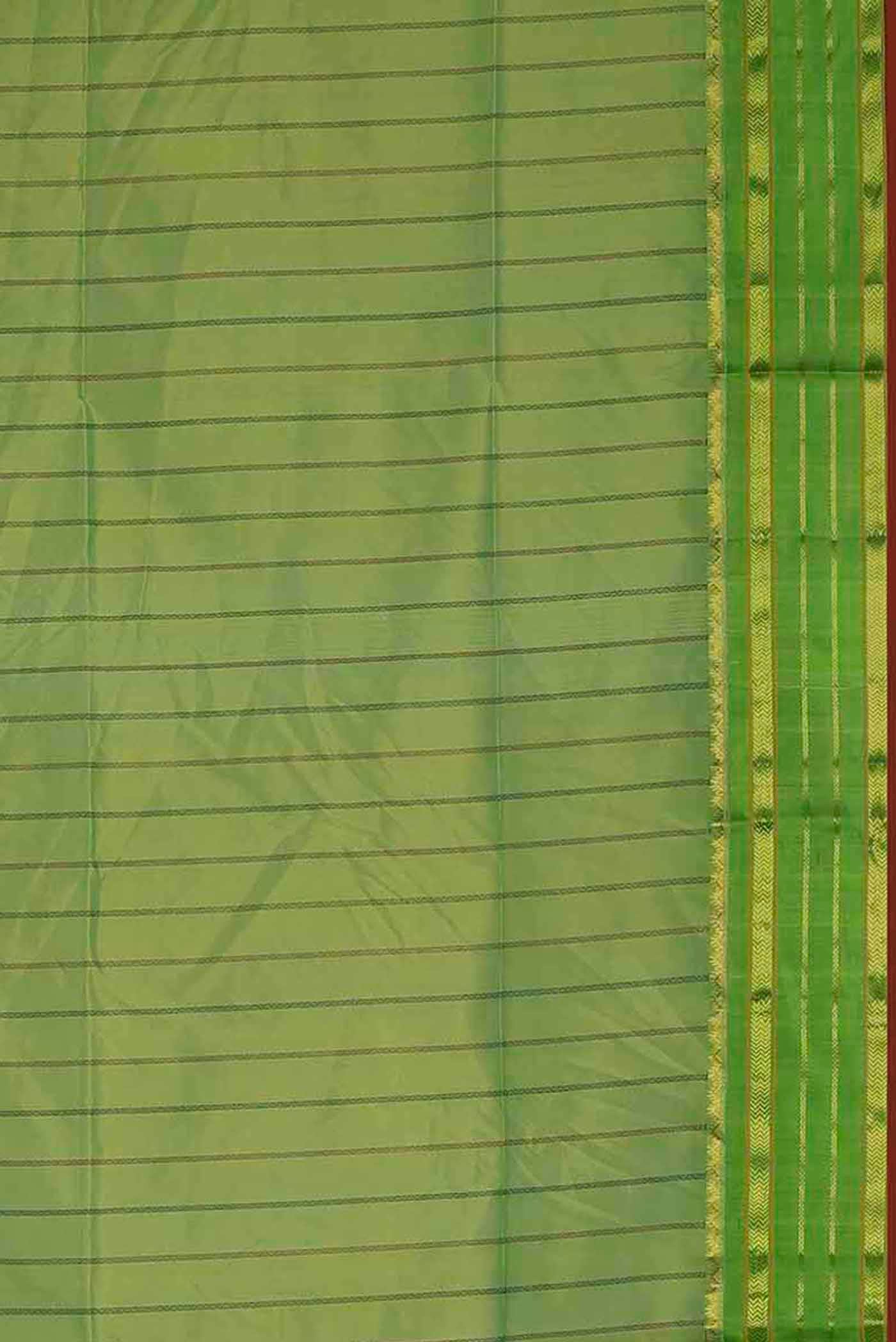 Green Silk Cotton Saree
