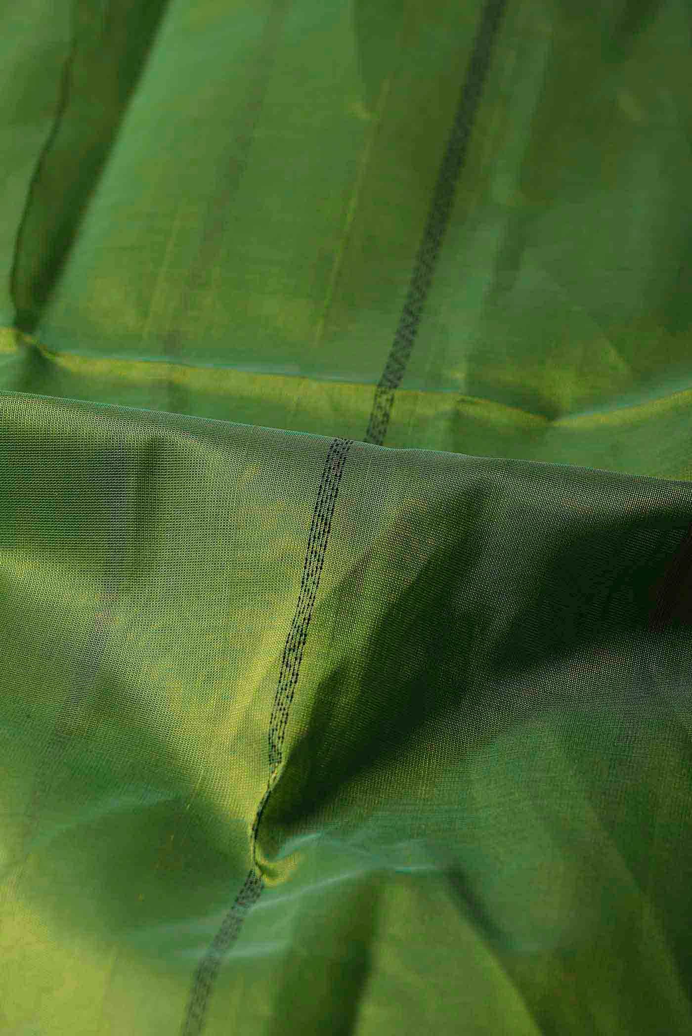 Green Silk Cotton Saree