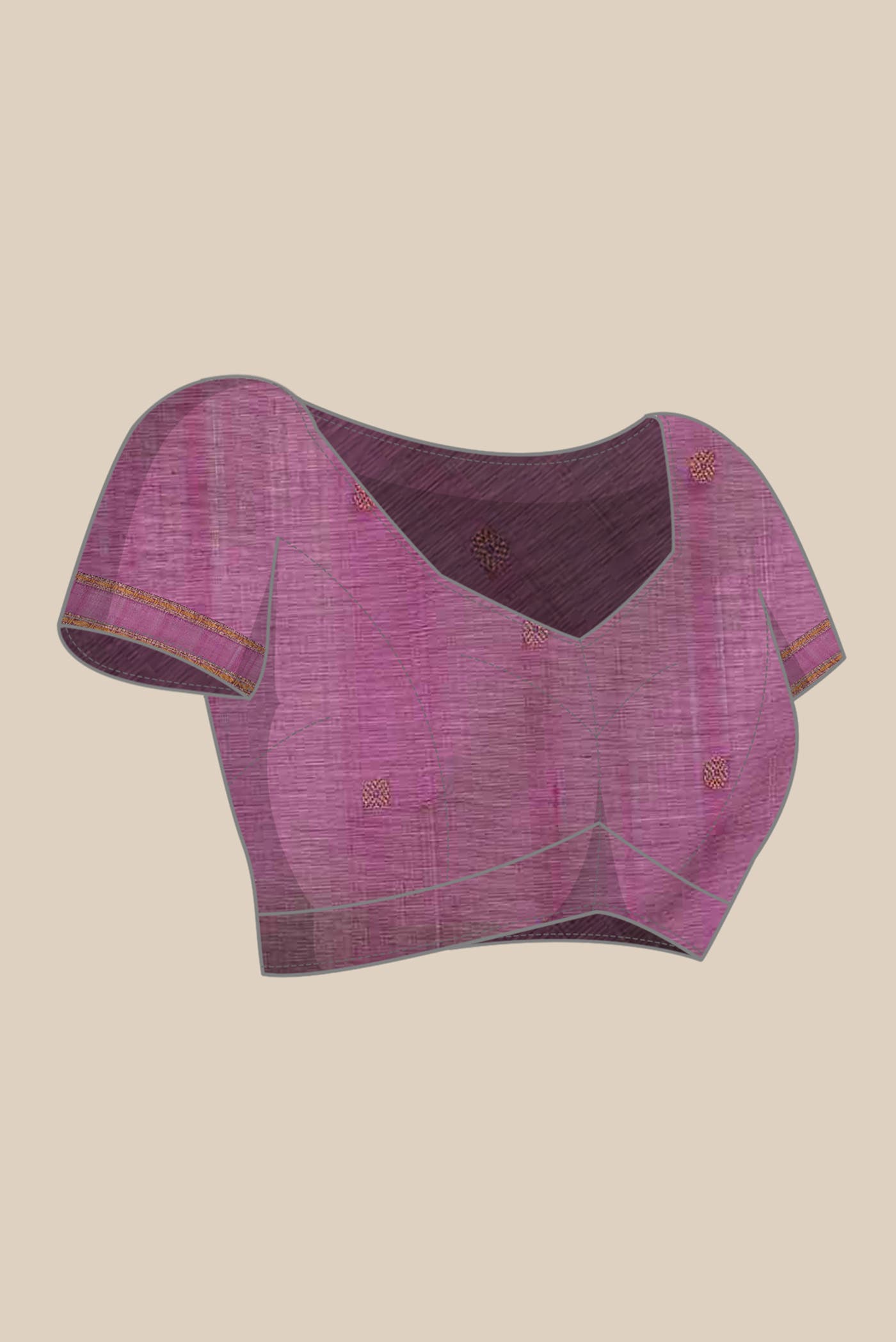 Pink Silk Cotton Saree