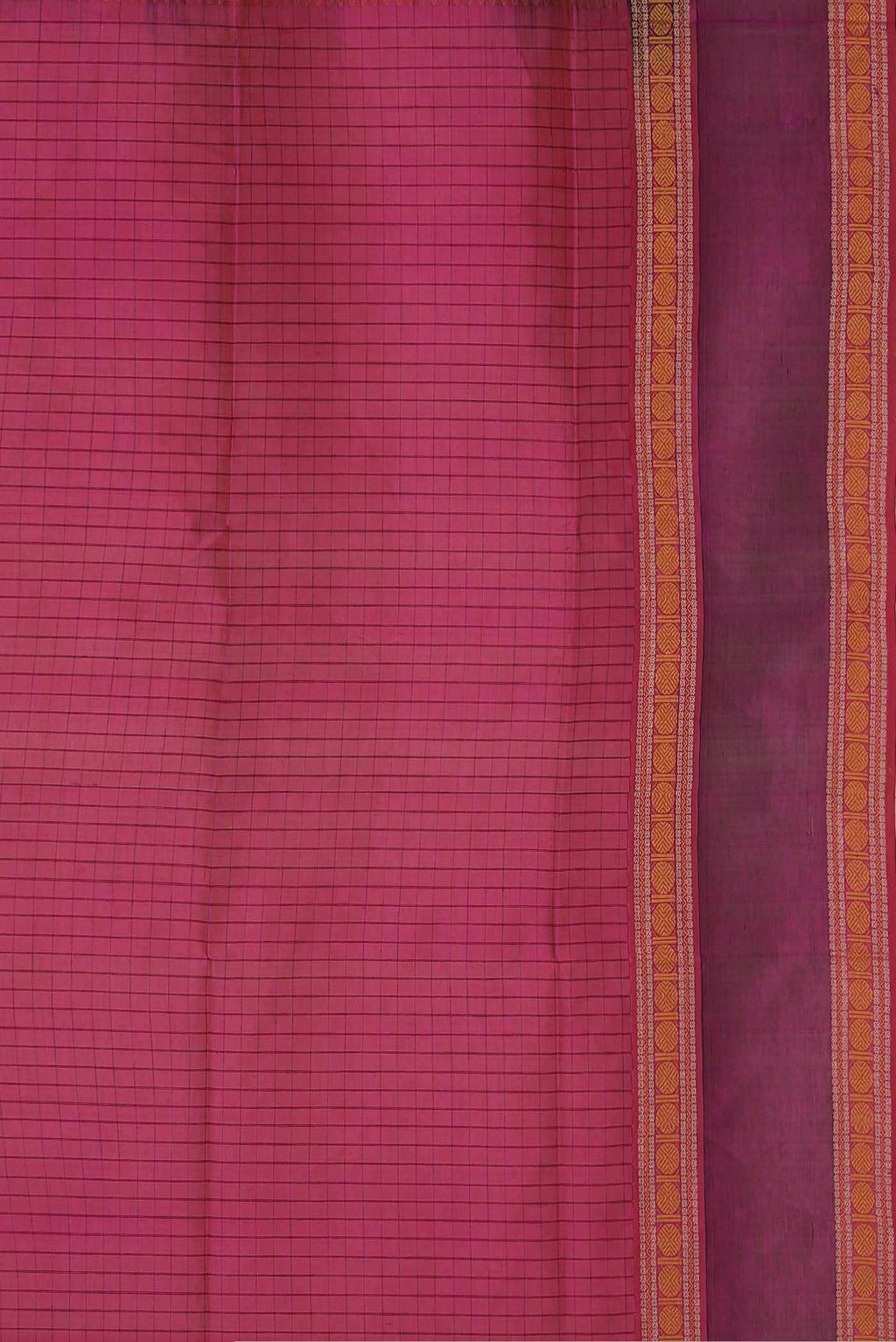 Pink Silk Cotton Saree