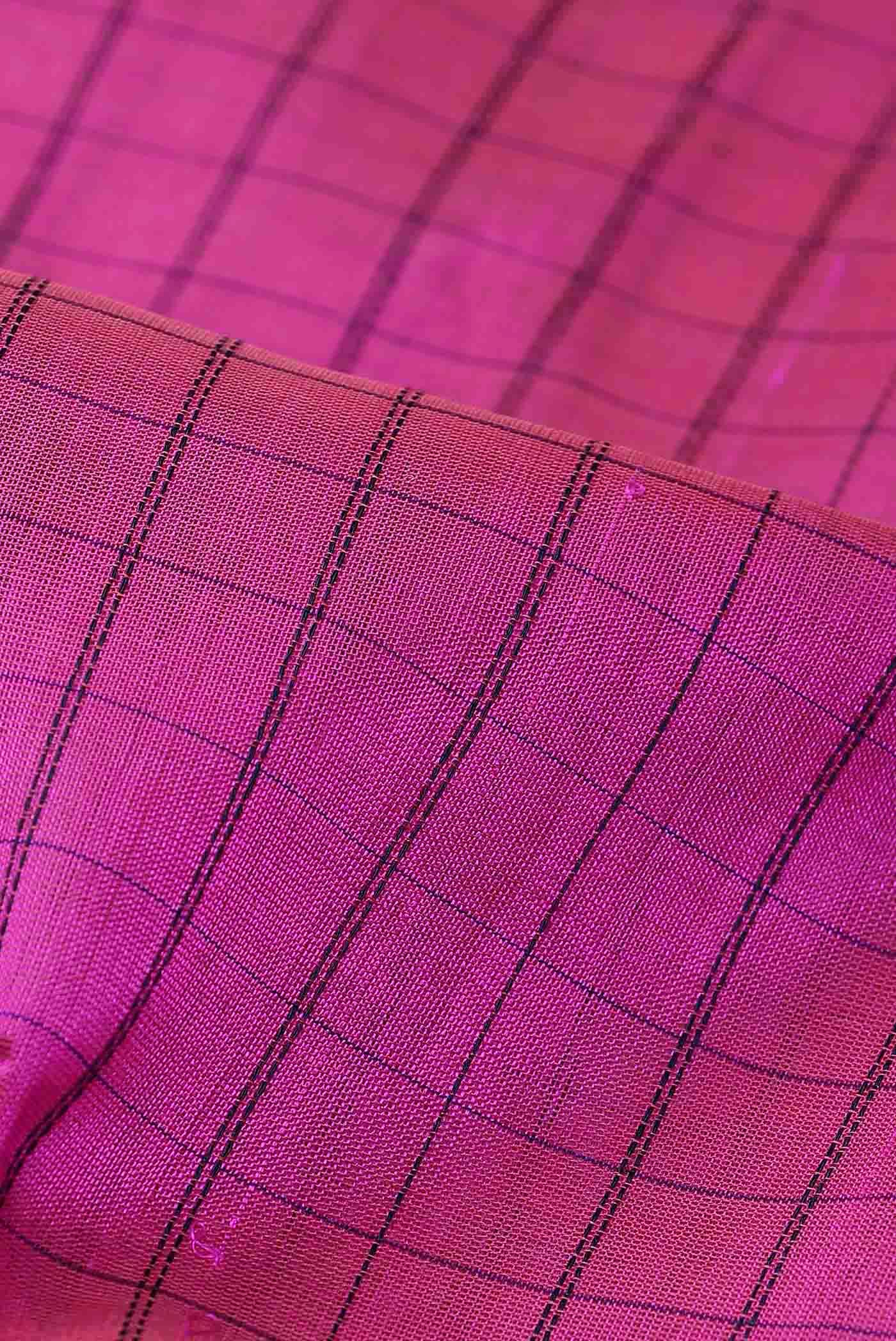 Pink Silk Cotton Saree
