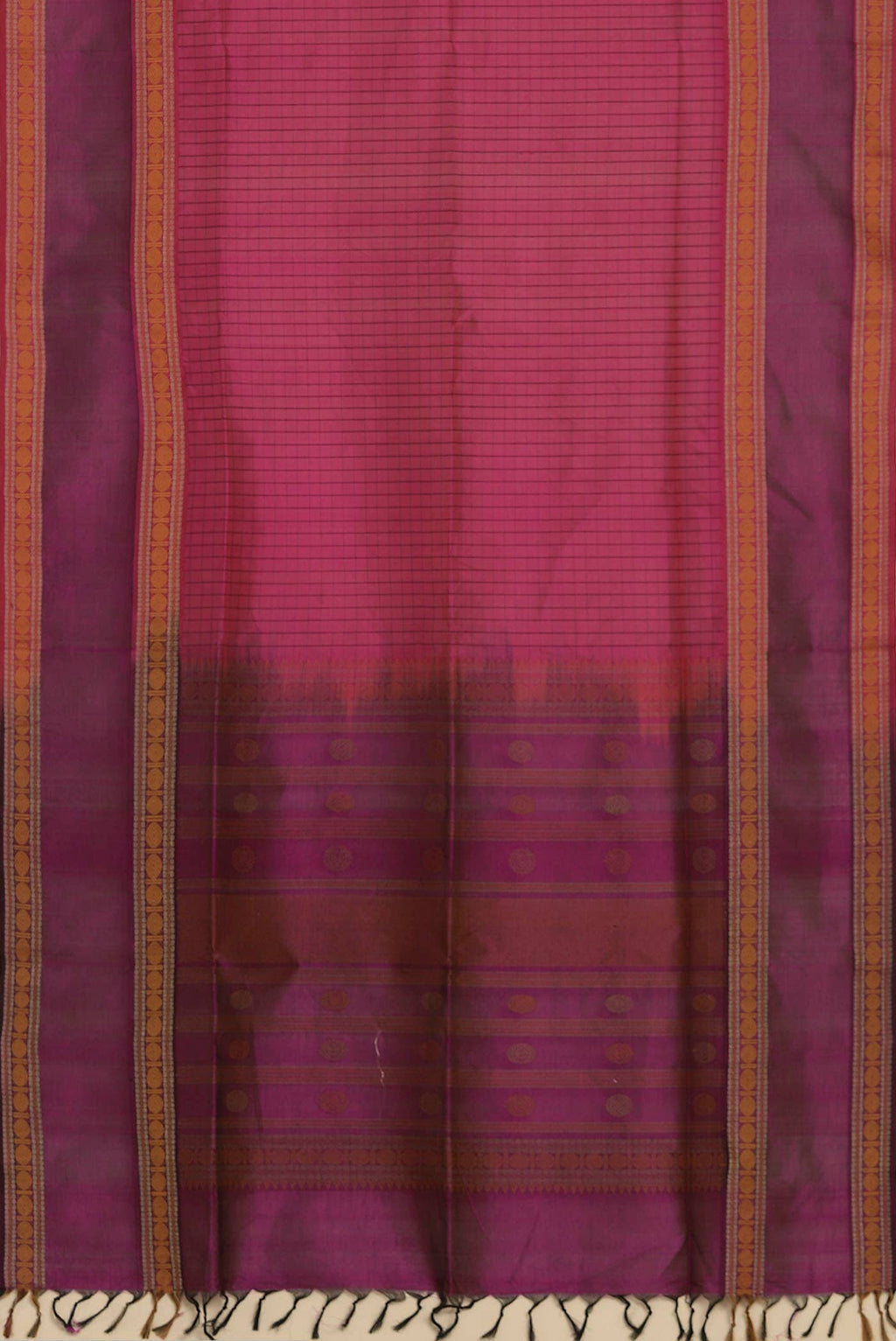 Pink Silk Cotton Saree