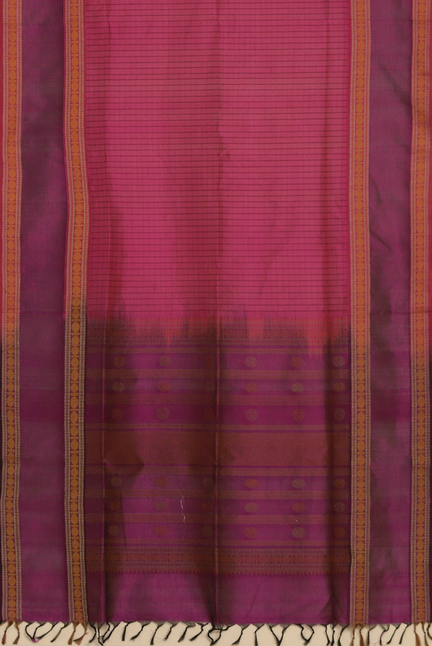 Pink Silk Cotton Saree
