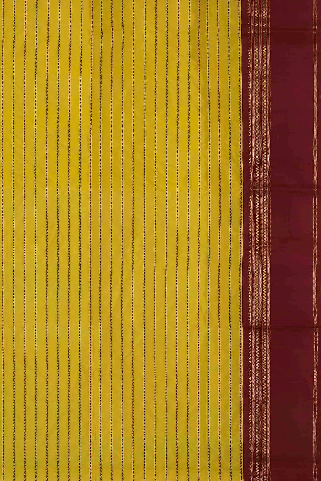 Yellow Silk Cotton Saree