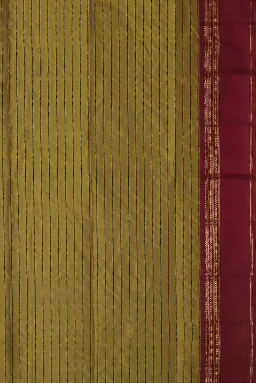 Mustard Silk Cotton Saree
