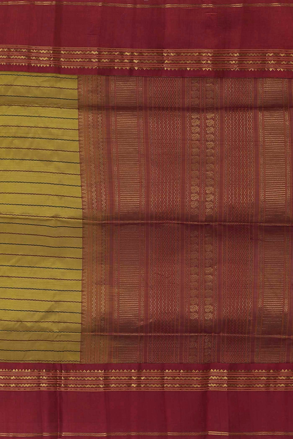 Mustard Silk Cotton Saree