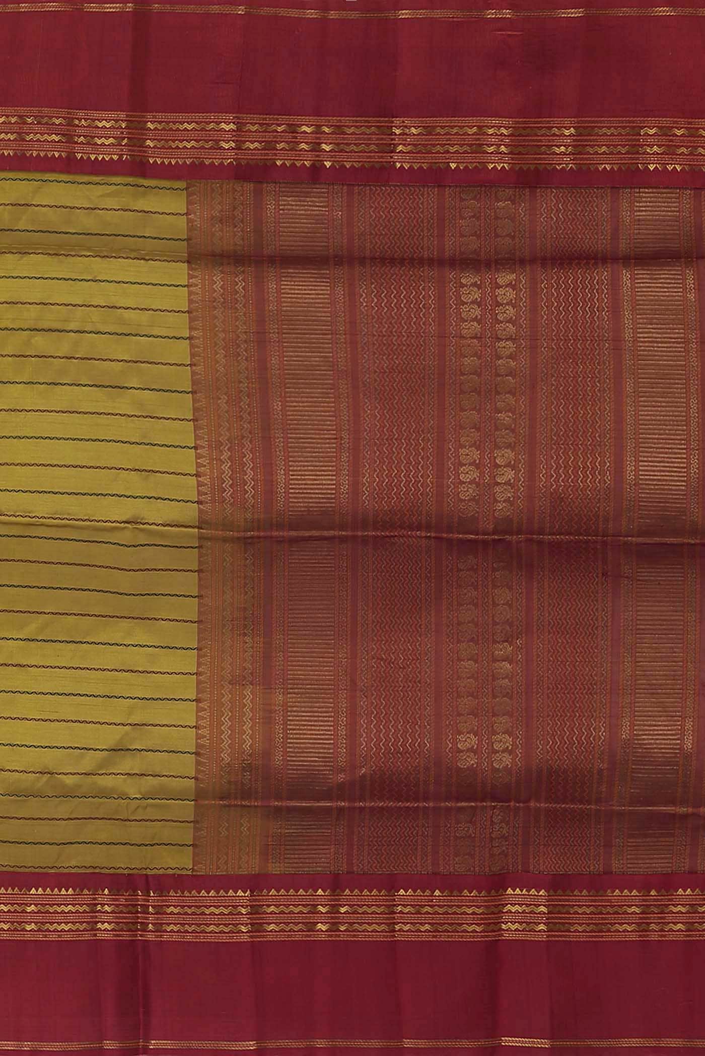 Mustard Silk Cotton Saree