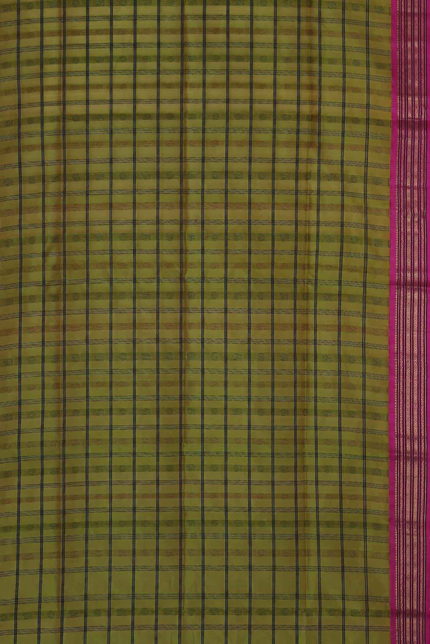 Green Silk Cotton Saree