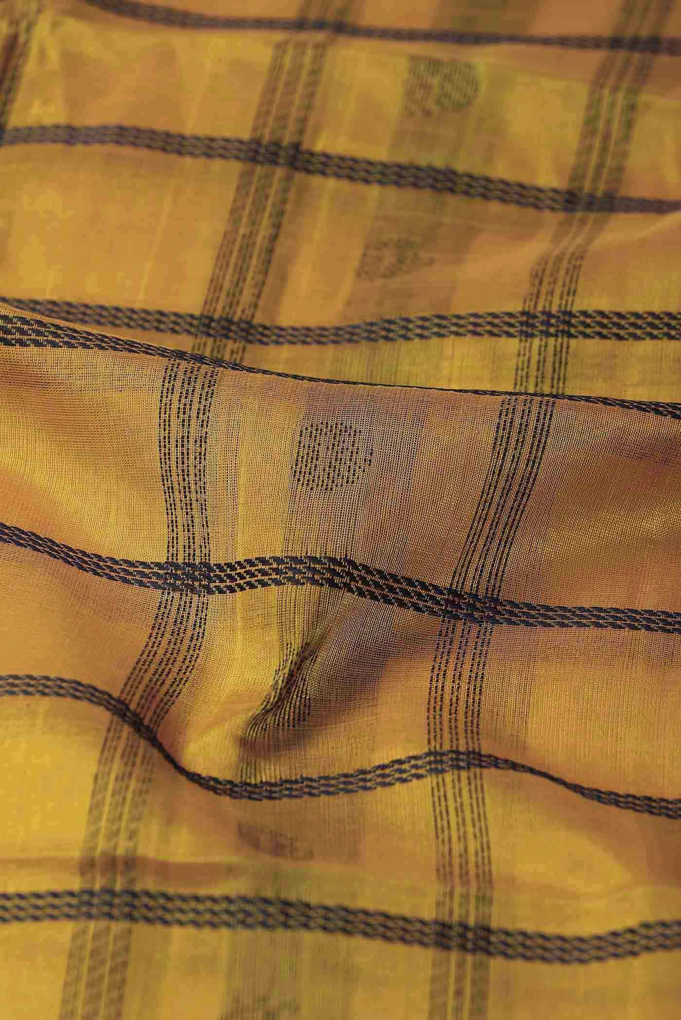Mustard Silk Cotton Saree