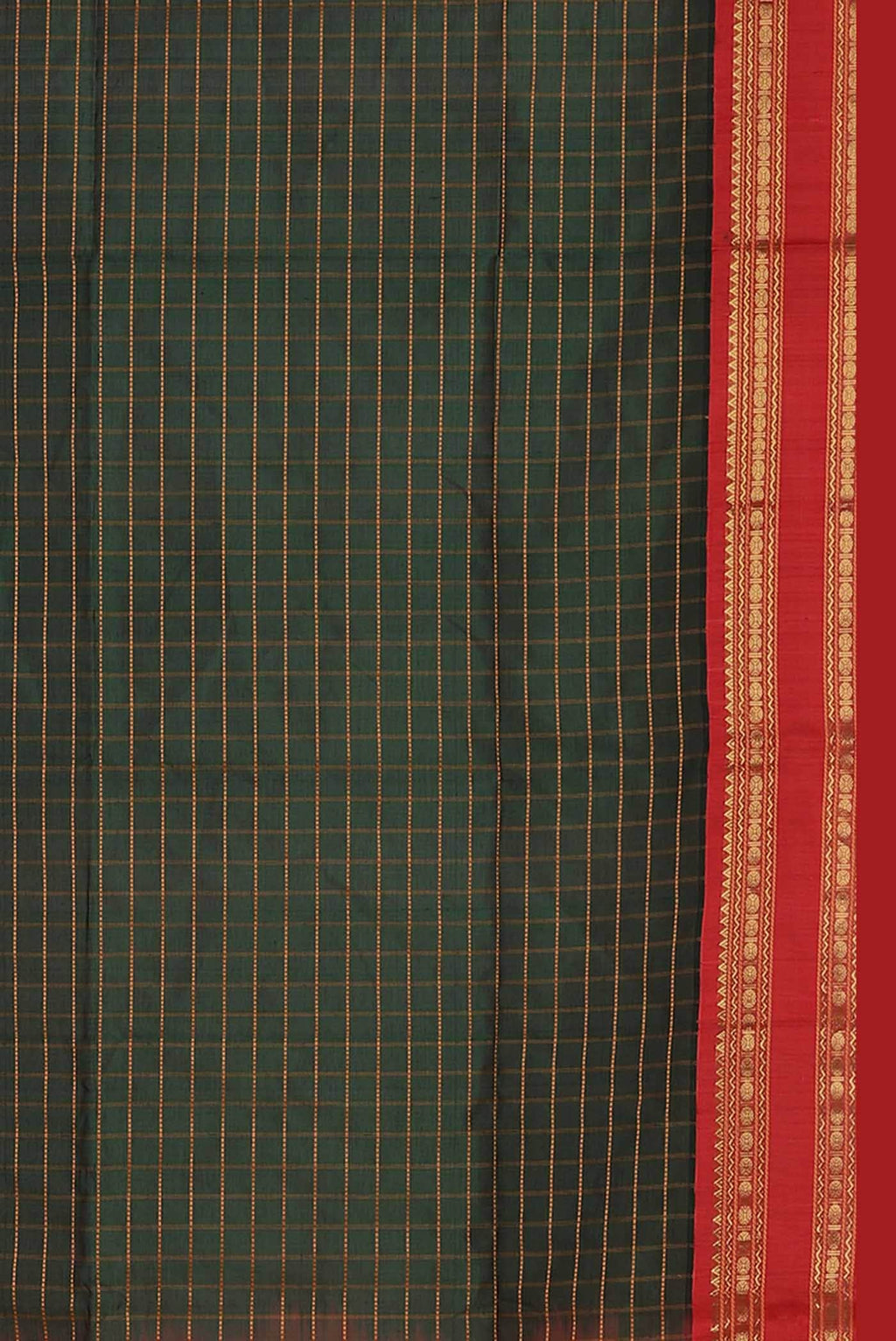 Green Silk Cotton Saree