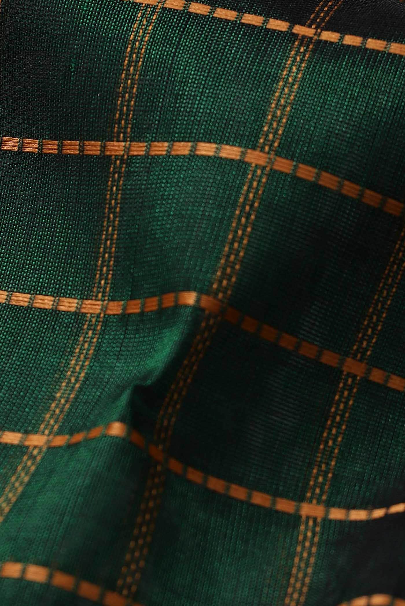 Green Silk Cotton Saree