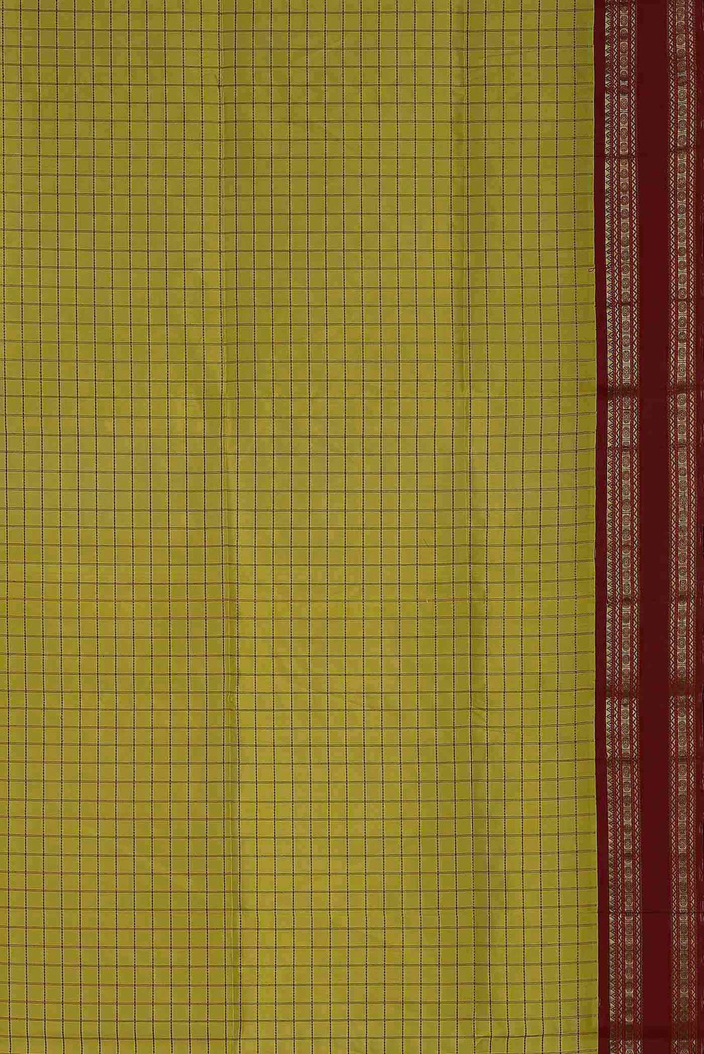 Yellow Silk Cotton Saree