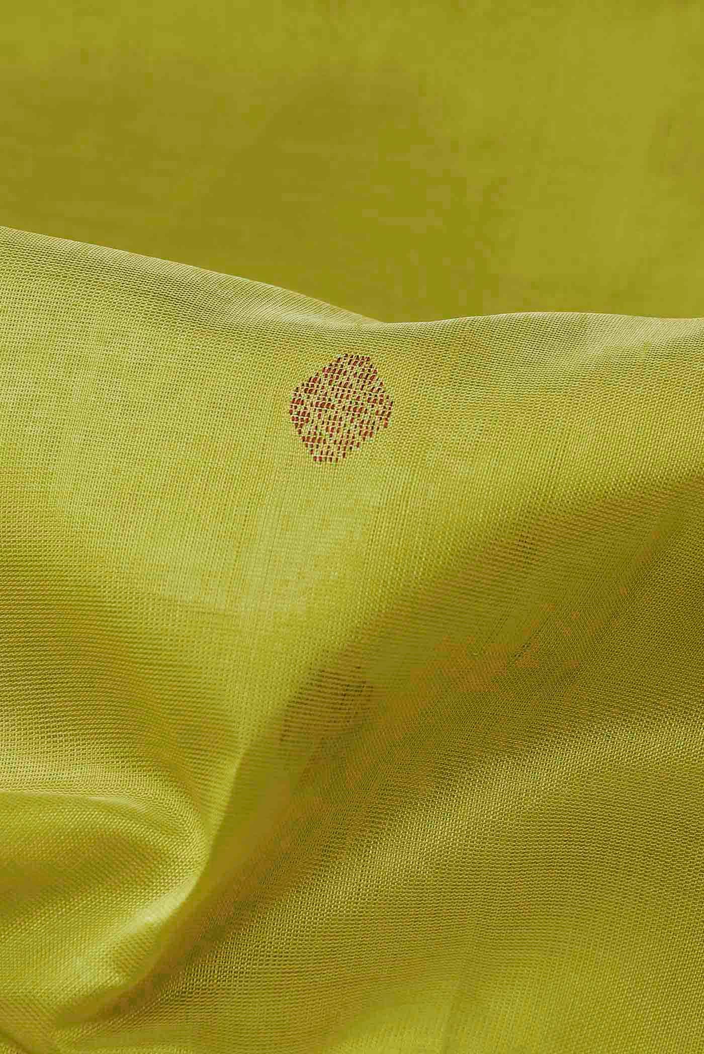 Yellow Silk Cotton Saree