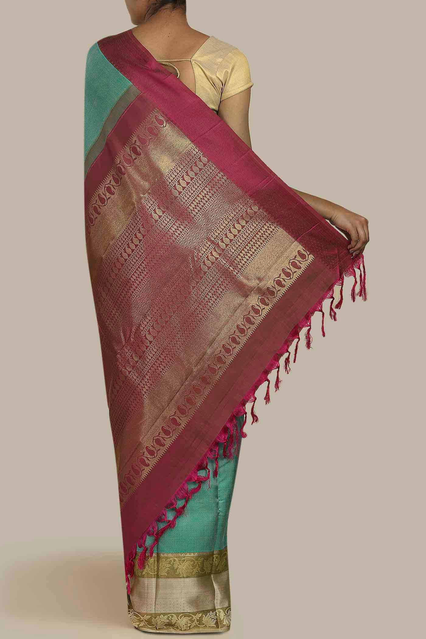 Green Kanchipuram Silk Saree