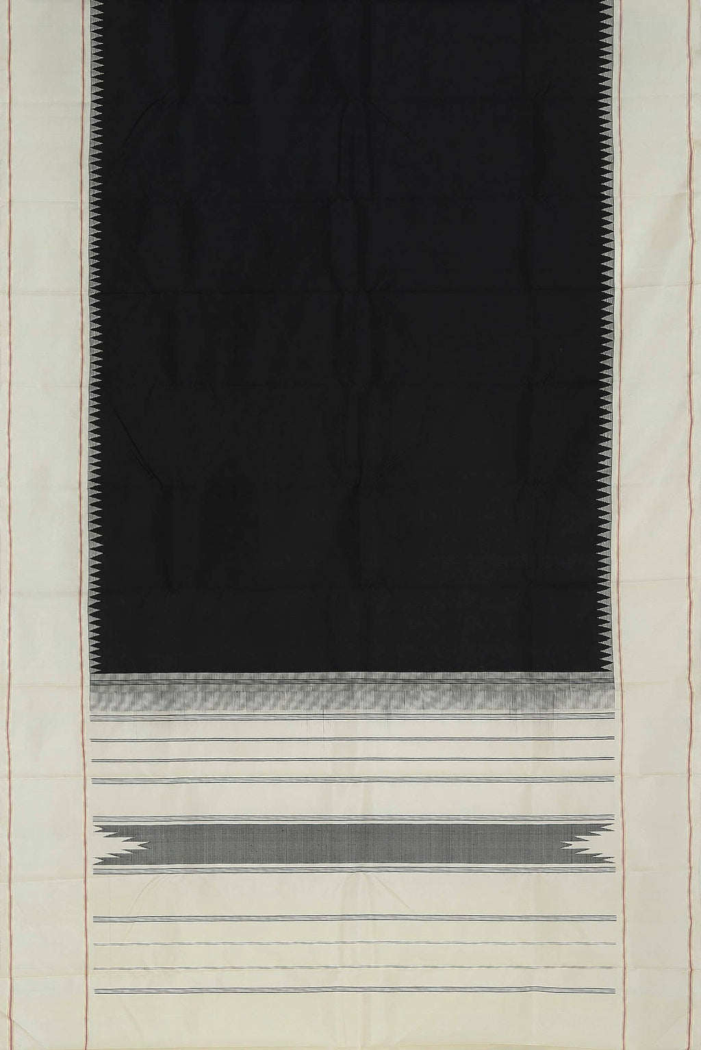 Black Kanchipuram Silk Saree