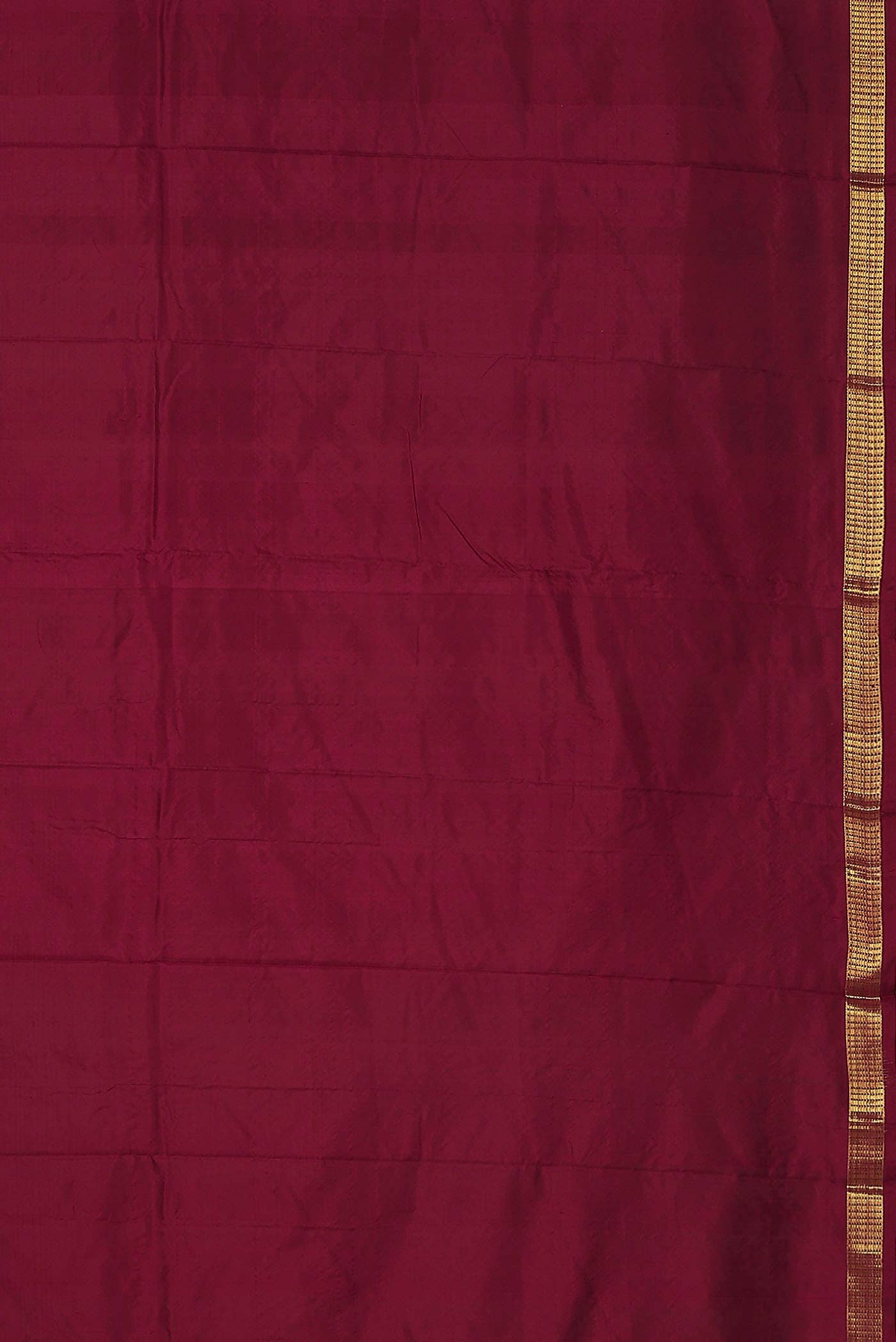 Maroon Kanchipuram Silk Saree