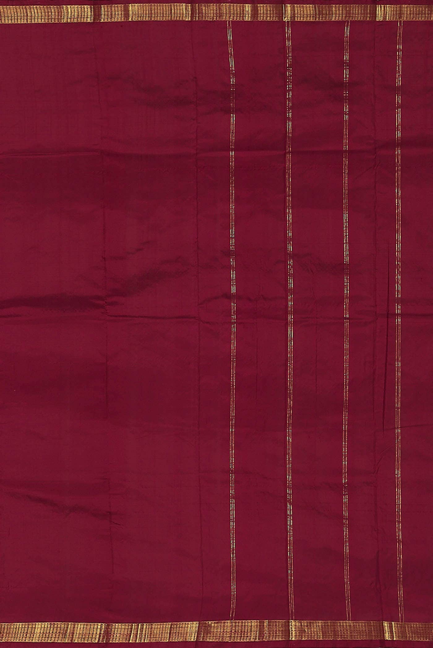 Maroon Kanchipuram Silk Saree