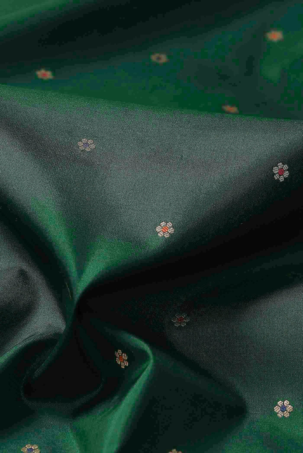 Green Banarasi Silk Saree
