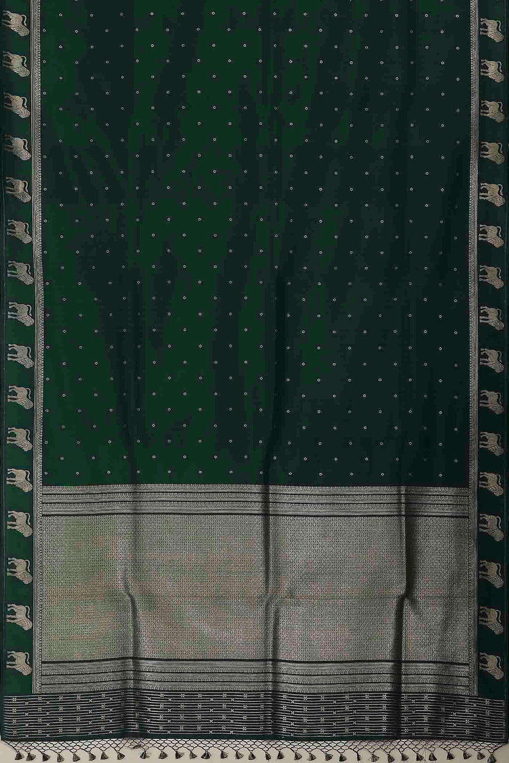 Green Banarasi Silk Saree
