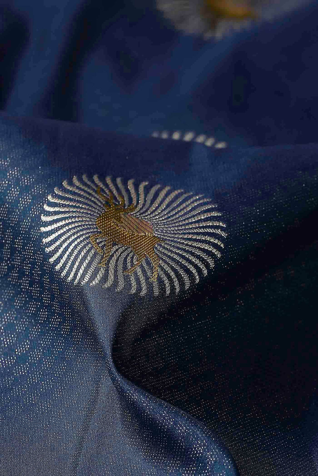 Blue Banarasi Silk Saree
