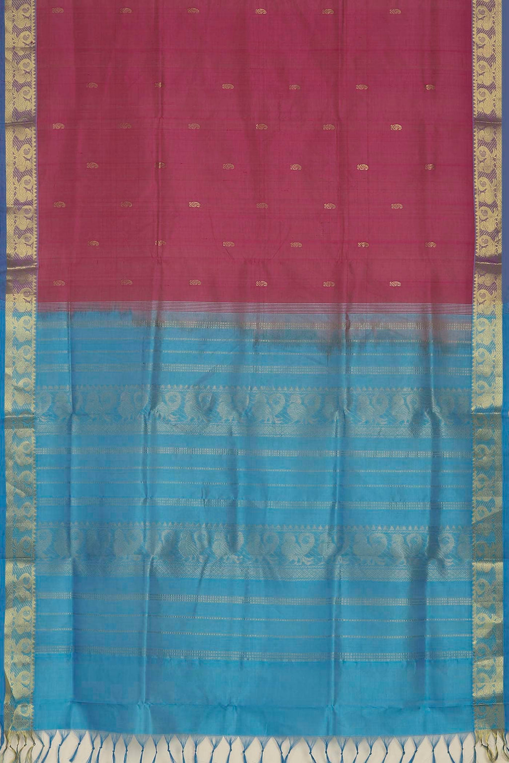 Pink Silk Cotton Saree