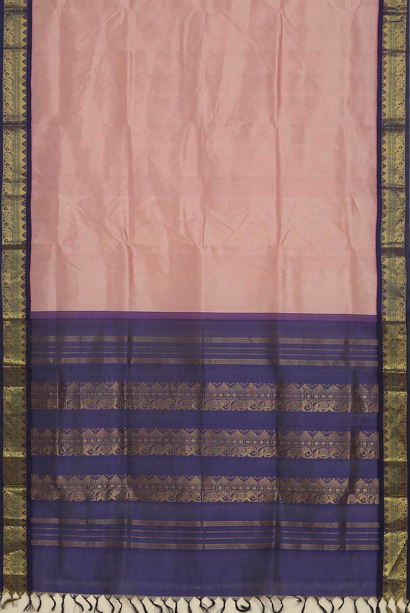 Pink Silk Cotton Saree