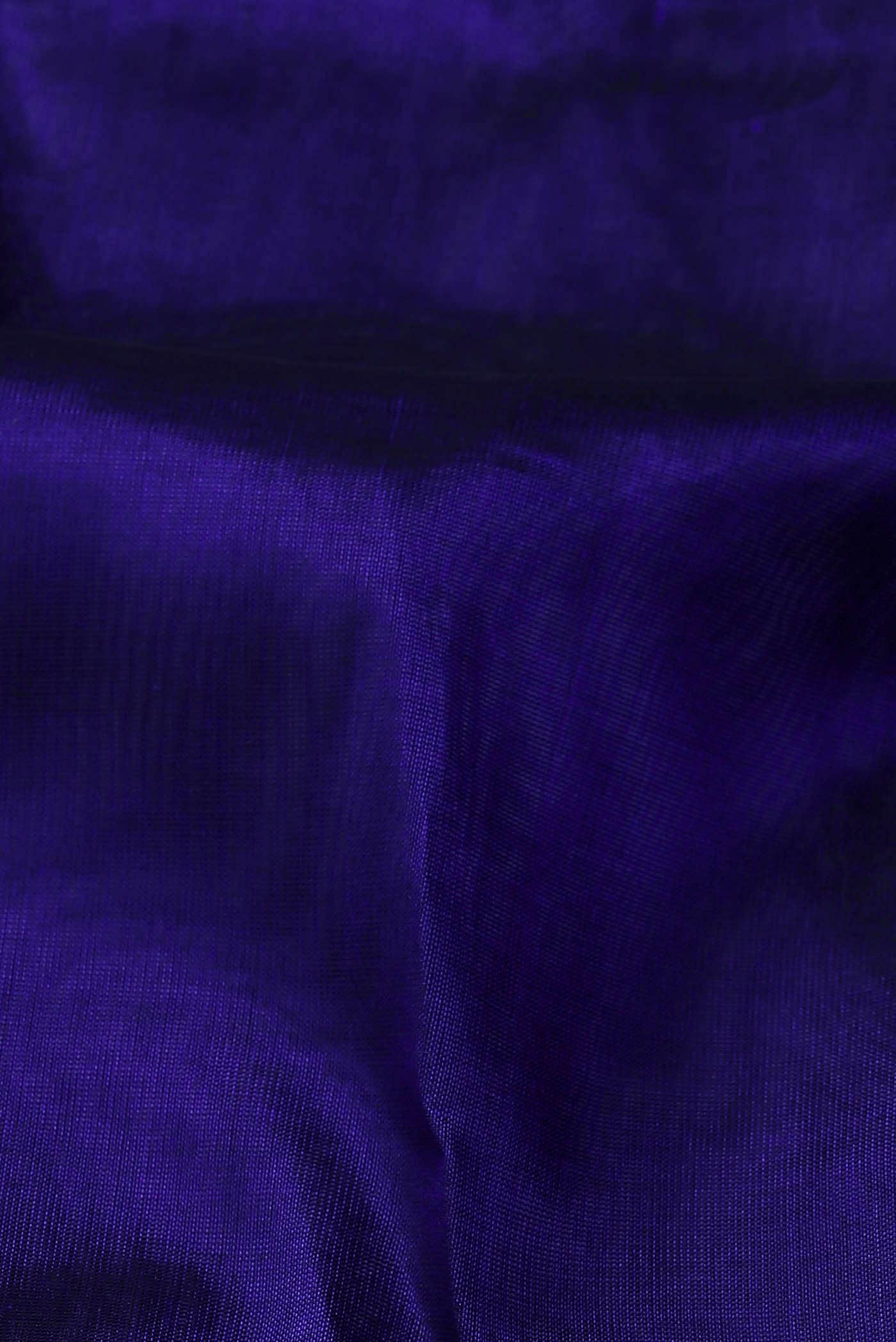 Blue Silk Cotton Saree